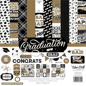 ECHO PARK PAPER COMPANY Echo Park Collection Kit 12"X12"-Graduation, Multicolor