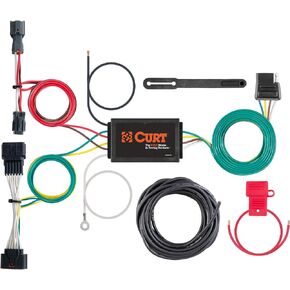 CURT 56321 Vehicle-Side Custom 4-Pin Trailer Wiring Harness, Fits Select Kia Sportage , Black