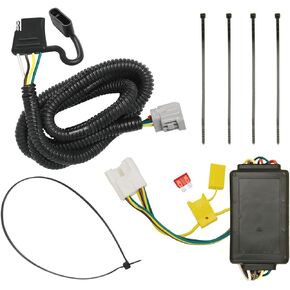 Tekonsha 118255 4-Flat Tow Harness Wiring Package with Circuit Protected ModuLite Module
