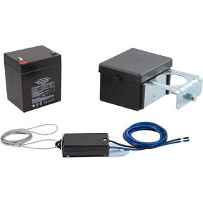 CURT 52026 Soft-Trac 2 Trailer Breakaway Switch Kit System with Battery , black