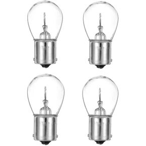 ZMShun 4Pcs DC 24V 21W BA15S P21W 1156 S25 1141 2409 Clear Bulbs Car Turn Signal Bulbs Auto Halogen Signal Lights Stop Brake Tail Indicator Lamp 24V 21W 1156 4300K Yellow