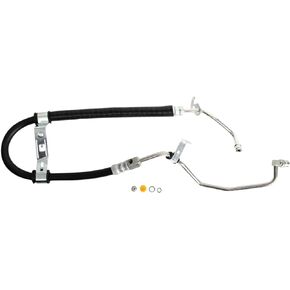 TRQ Power Steering Pressure Line Hose Compatible with 04-08 Ford F-150 F-350 06-08 Mark LT