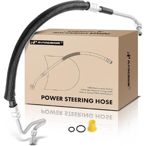 A-Premium Power Steering Pressure Line Hose Assembly Compatible with Chevrolet Silverado Suburban Avalanche GMC Sierra Yukon XL 1500 2500 Cadillac Hummer H2