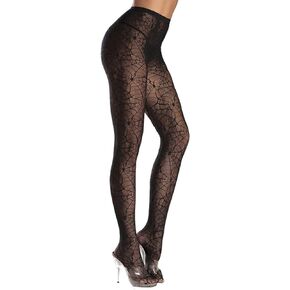 Costume Adventure Spiderweb Tights Plus Size Witch Tights Plus Size Witch Plus Size Tights Halloween Witch Pantyhose Gothic Tights For Women