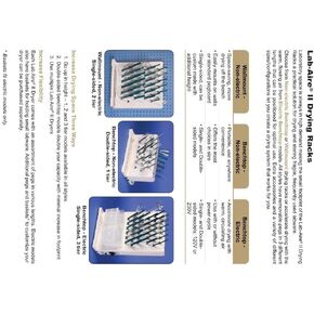 SP Bel-Art Lab-Aire II Polypropylene Double-Sided Electric Benchtop Glassware Dryer; 3 Tier, 120V, 16.75 x 10 x 22.7 in. (F18819-0023)