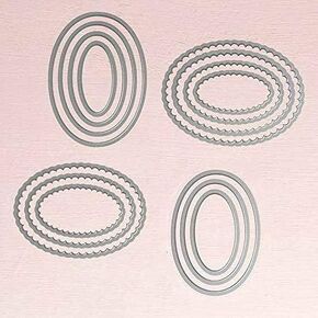 14 Pcs/lot Layering Ovals Cutting Dies,DIY Scrapbooking Artist Metal Cutting Dies Stencils for Scrapbooking Card Making New 2019 Embossing Stencil Crafts