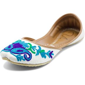 UJAALA Women’s Kashmiri Shoes Embroidered Khussa Festive Jutti in Kuwait