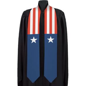 Dheeraja Liberia Graduation Sash National Flag Graduation Sash/Stole International Study Abroad Adult Unisex Country Flag Graduation Sash (Liberia) in Kuwait