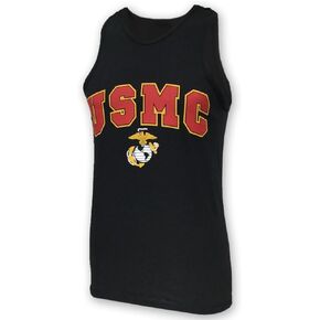 USMC Arch Eagle Globe Anchor Mens Tank Top