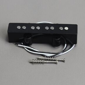 FLEOR Alnico 5 Open Stye J Bass Pickup Neck + Bridge Pickup Set Fit 4 String Electric Bass Guitar Part