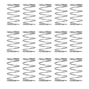 Boxonly Compression Spring 10pcs for Home, Machinery, Industrial, Lawn Mowers, Stainless Steel Compressed Spring 9mm OD 1.2mm Wire Size 20mm Free Length