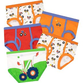Harry Bear Boys Underwear Pack of 5 Tractor