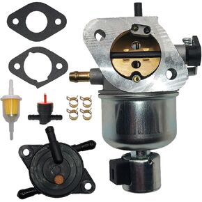 Rebuiman 15003-7081 Carburetor with Fuel Pump Fit for Kawasaki FH580V FH541V 19Hp 4 Cycle Engines Replaces #15004-7056 15003-7102 15003-7086