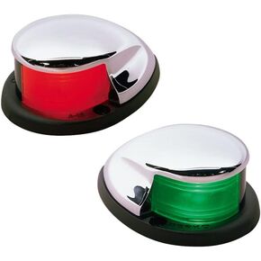 Perko 0228DP0CHR Horizontal-Mount Bi-Color Side Light - Chrome Finish