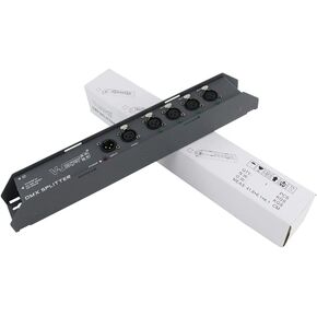V-Show 4 Isolated Port DMX Splitter - Branch 4 Way DMX Splitter & Signal Amplifier
