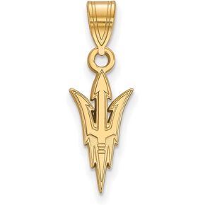 Arizona State Medium (5/8 Inch) Pendant (10k Yellow Gold)