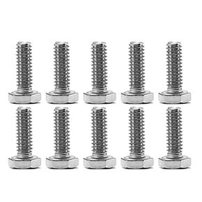 WELWIK 20pcs M8x20 304 Stainless Steel Fully Threaded Hex Head Bolts Hexagon Screws