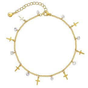 Gold Ankle Bracelets for Women, 18 Gold Plated Dainty Adjustable Evil Eye/Butterfly/Pearl/Cross/Hamsa/Star and Moon/Turquoise Handmade Anklet for Women (Evil Eye and Butterfly)