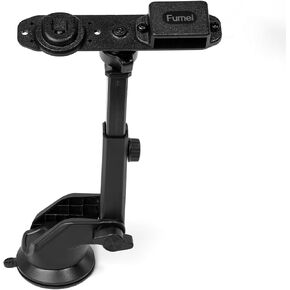 Fumei Handheld Radio Mount and Speaker Mic Hanger Suction Cup Holder Compatible with Kenwood Baofeng Motorola Yaesu Midland Handheld Radio and CB Mic