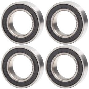 15267-2RS Ball Bearing, 15x26x7mm Chrome Steel Rubber Sealed, 15267RS Bicycle Bearings Smoothly for American Classic Rear Hub, (Pick of 4Pcs)