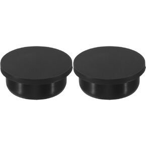 MECCANIXITY Silicone Rubber Hole Plug 39.3mm Diameter Soft Flexible Stopper for 38-39mm Hole Black 2 Pieces