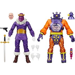Marvel Legends Series Baron Zemo and Arnim Zola, Captain America Villains Comics Collectible 6-Inch Action Figures (Amazon Exclusive)
