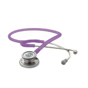 ADC Adscope 608 Premium Convertible Clinician Stethoscope with Tunable AFD Technology, For Adult and Pediatric Patients, Rose Gold/White