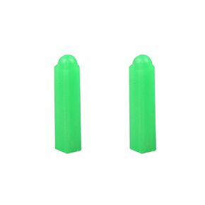 Xiayztan 50 Pcs Pentagon Wall Anchors Plastic Masonry Screw Expansion Tube for Wall Installation Projects M6x26mm Anchor for M3.5-M4 Screw (Green)