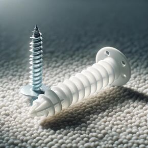 Generic 50 Pack Nylon Self-Drilling Drywall/Hollow-Wall Anchor Kit with Screws (50 Anchors+50 Screws) Includes #8 Anchors with Screws (50)