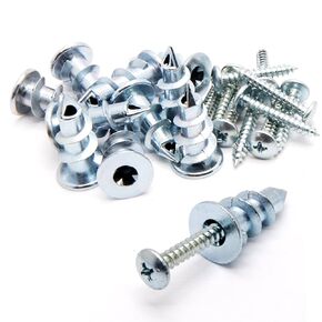 Zinc Self-Drilling Drywall/Hollow-Wall Anchor Kit with Screws (10 EA)