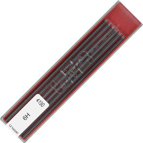 Koh-i-noor 4190 6H 2.0 mm Graphite Leads for Technical Drawing and Retouching.