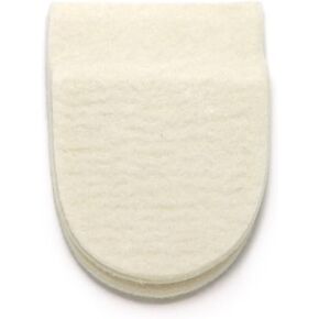 Dr. Jill's Foot Pads, Latex Free, YJ64-6064 Heel Pad Skived 1/2" Felt (4 Pack)