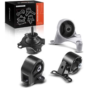 A-Premium 4PCS Engine Motor Mount and Transmission Mount Set Compatible with Honda Civic 2001 2002 2003 2004 2005 L4 1.7L, Manual Transmission