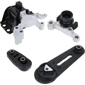 Engine and Automatic Transmission Mount (4PS). Fit for 2007-2012 Nissan Sentra 2.0L w/AUTO CVT.Replaces Part # A4348 A4345 A4318 A4346.