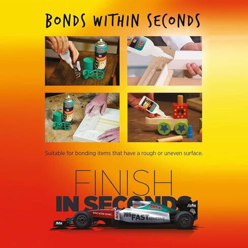 صمغ CA لاصق سريع 705 من Akfix 400 مل (3.50 أونصة) مع منشط (13.50 أونصة سائلة) [لاصق فائق الشفاف ورذاذ مسرع] in Kuwait