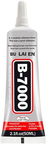 غراء B-7000 110 مل، لاصق B7000 صناعي متعدد الأغراض عالي الجودة، أصماغ شفافة شبه سائلة مناسبة لإصلاح شاشة الهاتف، والخشب، والمجوهرات (110 مل / 3,7 أونصة) in Saudi Arabia