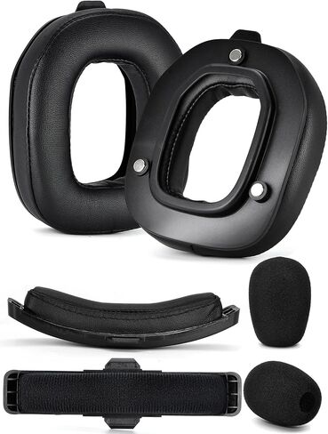 مجموعة تعديل A50 Gen 4 - وسائد أذن بديلة وعصابة رأس متوافقة مع سماعة رأس Astro A50 Gen 4، ووسائد الأذن، وترقية رغوة إلغاء الضوضاء عالية الكثافة، وسمك إضافي in Saudi Arabia