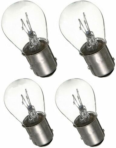 ZMShun 4Pcs DC 24V 21W BA15S P21W 1156 S25 1141 2409 Clear Bulbs Car Turn Signal Bulbs Auto Halogen Signal Lights Stop Brake Tail Indicator Lamp 24V 21W 1156 4300K Yellow in Kuwait
