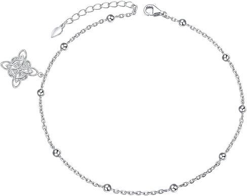 FLYOW Item Celtic Knot Stud Earrings and Item Celtic Knot Bracelet and Item Celtic Knot Anklet Bundle in Kuwait