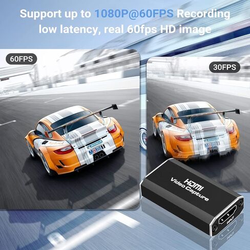 avedio links بطاقة التقاط 1080p 60 إطارًا في الثانية، 4K HDMI إلى USB بطاقة التقاط ألعاب الفيديو مع كابل USB إلى USB/Type-C، بطاقة التقاط صوت الفيديو للبث المباشر والتسجيل مع DSLR، كاميرا الفيديو in Saudi Arabia