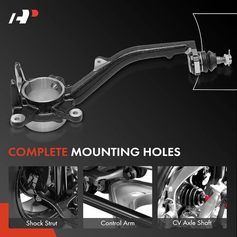 A-Premium Front Suspension Steering Knuckle Compatible with Toyota Tacoma 1995-2004, Tundra 2000-2003, 4Runner 1996-2002, Sequoia 2001-2003, 2.4L 2.7L 3.4L 4.7L, Left Driver Side, Replace# 4320235070 in Saudi Arabia