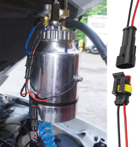 2 Pin Way Car Waterproof Electrical Connector HID Plug Auto Electrical Wire Connectors 1.5mm Series Terminal and Rubber Seal with Wire AWG Marine, 8 Pack in Saudi Arabia