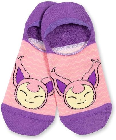 Pokémon Center: Meowth, Skitty & Glameow No-Show Socks (3 Pairs) (One Size-Adult) in Saudi Arabia