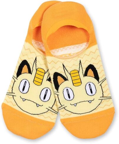 Pokémon Center: Meowth, Skitty & Glameow No-Show Socks (3 Pairs) (One Size-Adult) in Saudi Arabia