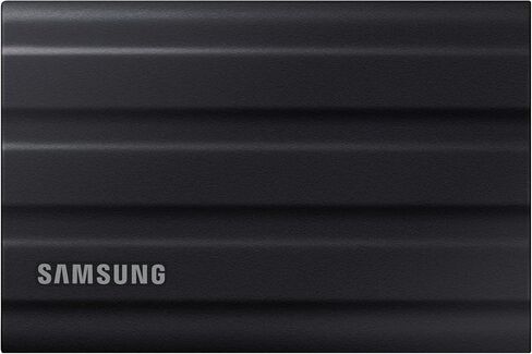 SAMSUNG T7 Shield Portable SSD 1TB - Up to 1050MB/s - USB 3.2 (Gen2, 10Gbps) IP-65 External Solid State Drive, Black (MU-PE1T0S) in Saudi Arabia