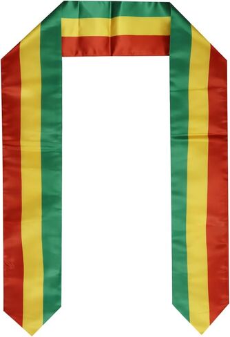 Pasksamtu Mali Flag التخرج سرق وشاح للدراسة على متن الطلاب الدوليين في الخارج الكبار للجنسين - رائع التخرج شال وشاح سرق يلتف وشاح in Kuwait