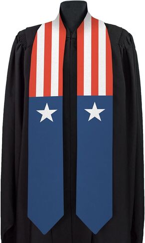 Dheeraja Liberia Graduation Sash National Flag Graduation Sash/Stole International Study Abroad Adult Unisex Country Flag Graduation Sash (Liberia) in Kuwait