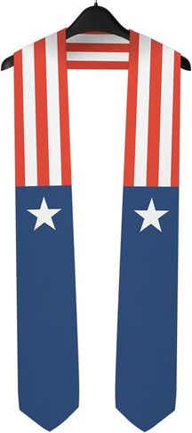 Dheeraja Liberia Graduation Sash National Flag Graduation Sash/Stole International Study Abroad Adult Unisex Country Flag Graduation Sash (Liberia) in Kuwait