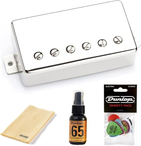 سيمور دنكان SH-4 JB موديل هامبوكر بيك اب - مرفق مع مجموعة Dunlop Pick Pack، منظف تلميع بلاتيني 65، وقماش تلميع (حمار وحشي) in Kuwait