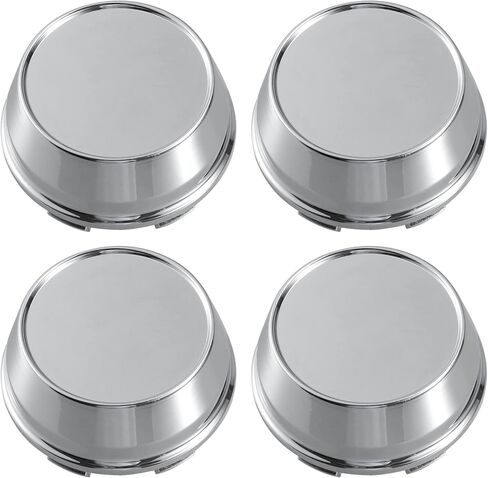 ACROPIX 61mm Base Outer Diameter 6 Clips 66mm Overall Outer Diameter Wheel Rim Hub Center Caps Cover Black - Pack of 4 in Saudi Arabia